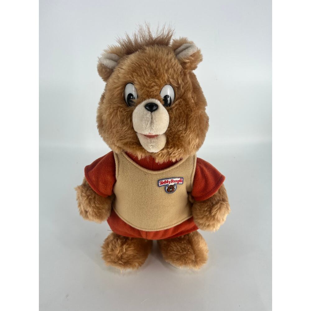 Teddy Ruxpin Little Boppers 13" Bear Plush Doll Vintage 1985 **DOES NOT WORK**